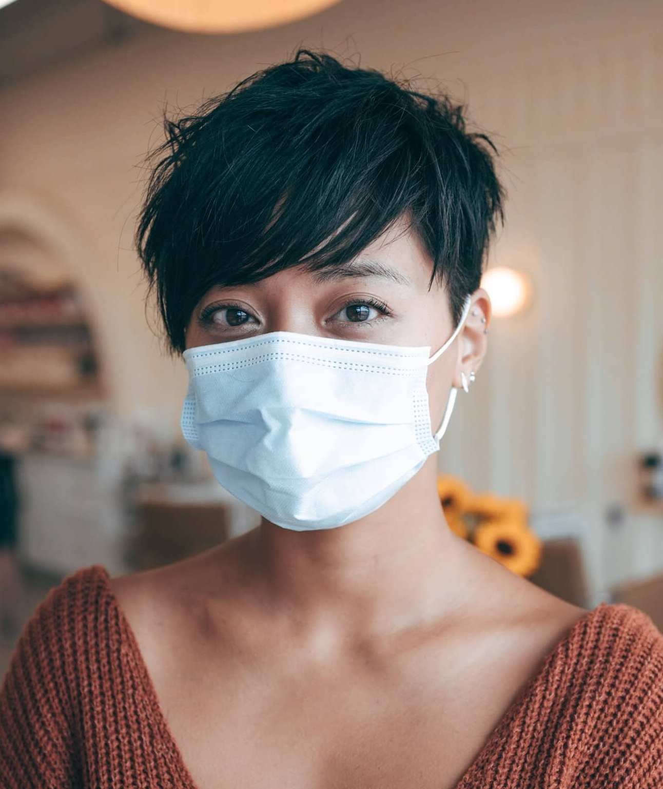 Messy Choppy Pixie for Straight Black Hair