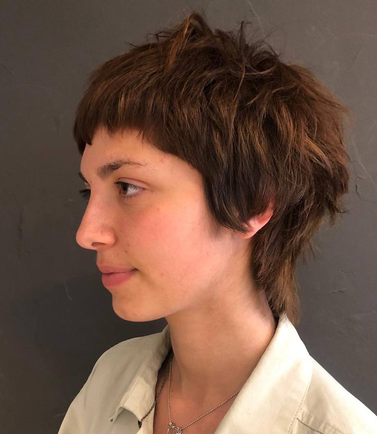 Funky Chopped Pixie Mullet
