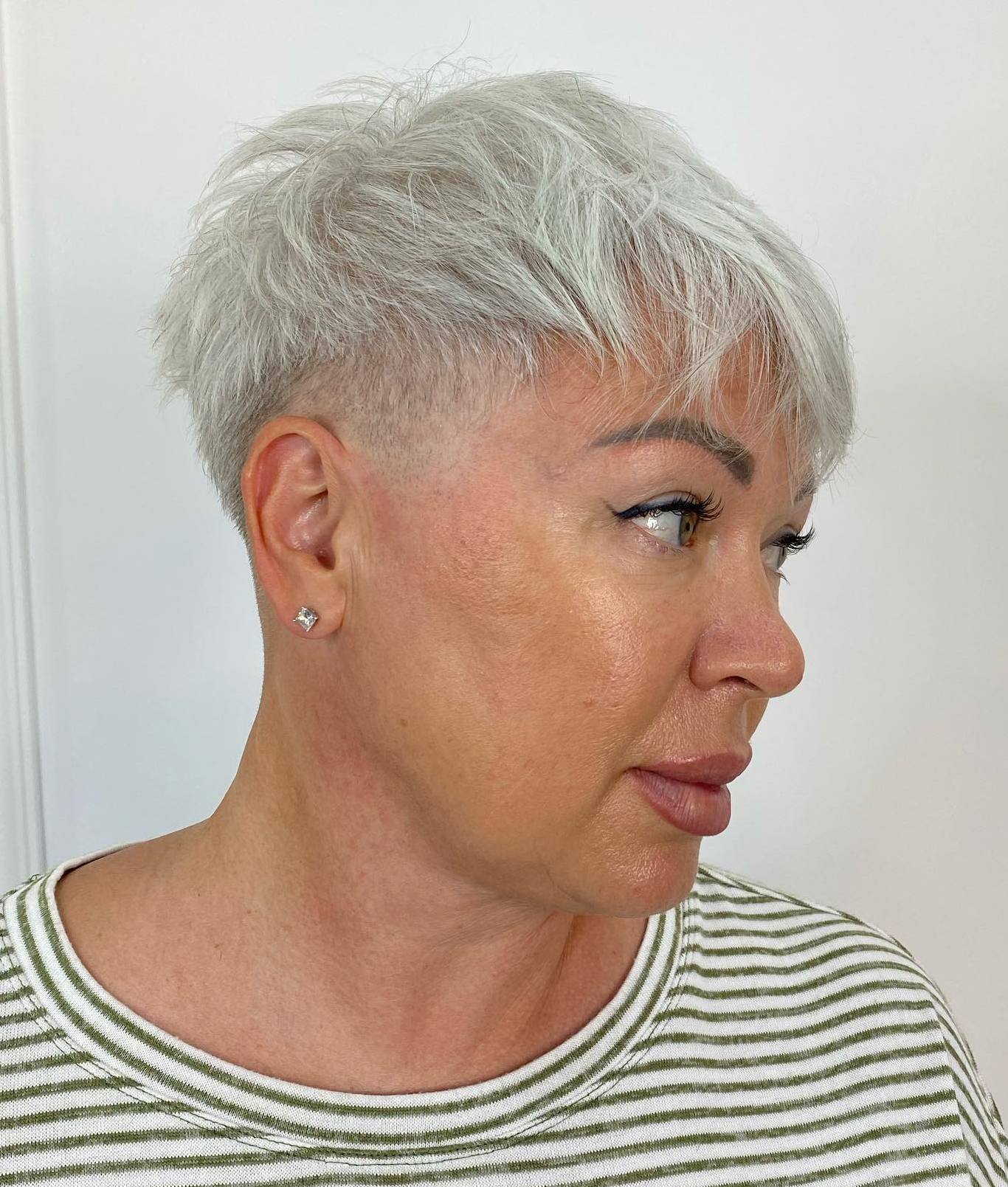 Over 50 Buzzed Silver Pixie
